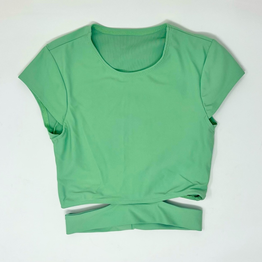 5 DanceWear Green Crop Top